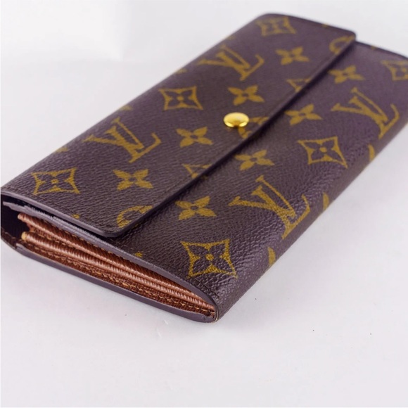 Louis Vuitton LV Long Wallet Monogram 7.4x4.2in Portefeuil Sarah With Box #A1037 - Picture 9 of 16
